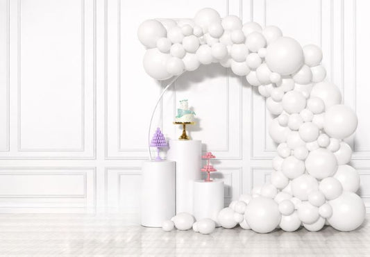 Witte Ballonnenboog Set