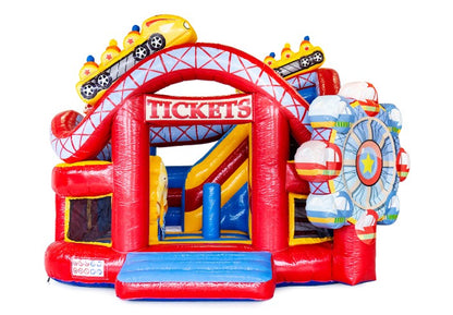Funcity Rollercoaster | Springkussen Huren Jump Express