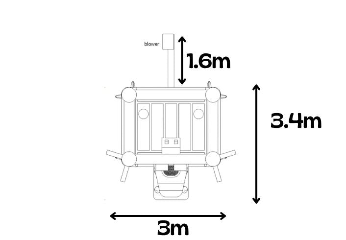 Krokodil | Springkussen Huren
