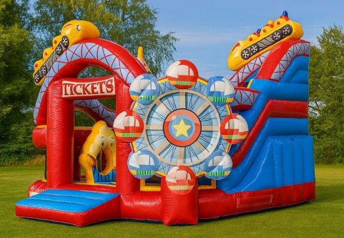 Funcity Rollercoaster | Springkussen Huren Jump Express