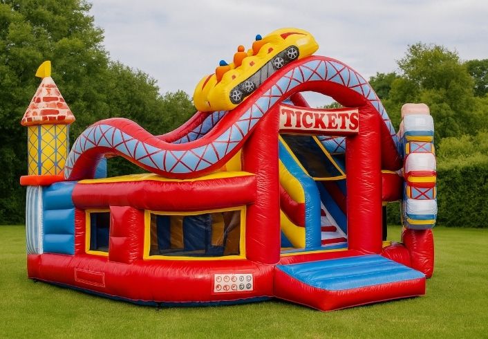 Funcity Rollercoaster | Springkussen Huren Jump Express