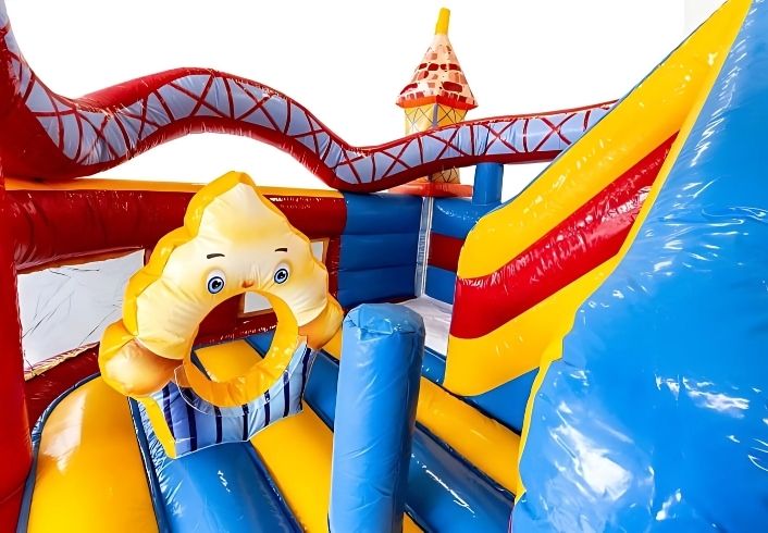 Funcity Rollercoaster | Springkussen Huren Jump Express